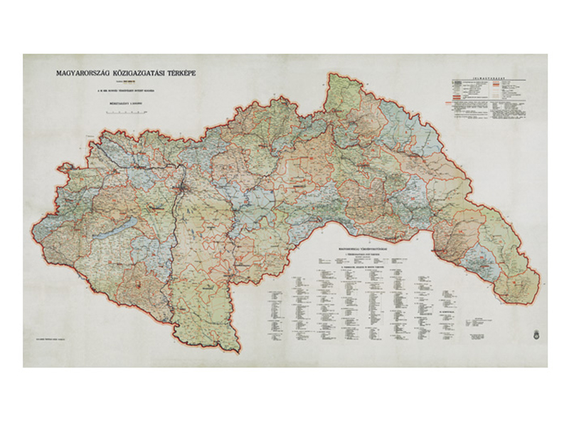 magyarország térkép 1942 Magyarország Közigazgatási térképe magyarország térkép 1942