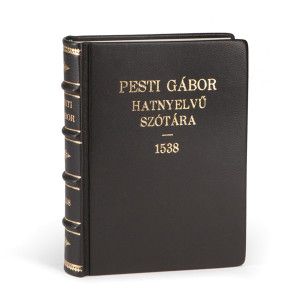 Pesti Gábor hatnyelvű szótára