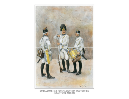 Spielleute und Grenadier der Deutschen Infanterie 1769–1798. ( 23. bild)