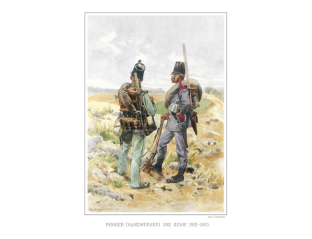 Pionier (:Handwerker:) und Genie 1852–1860. ( 69. bild)